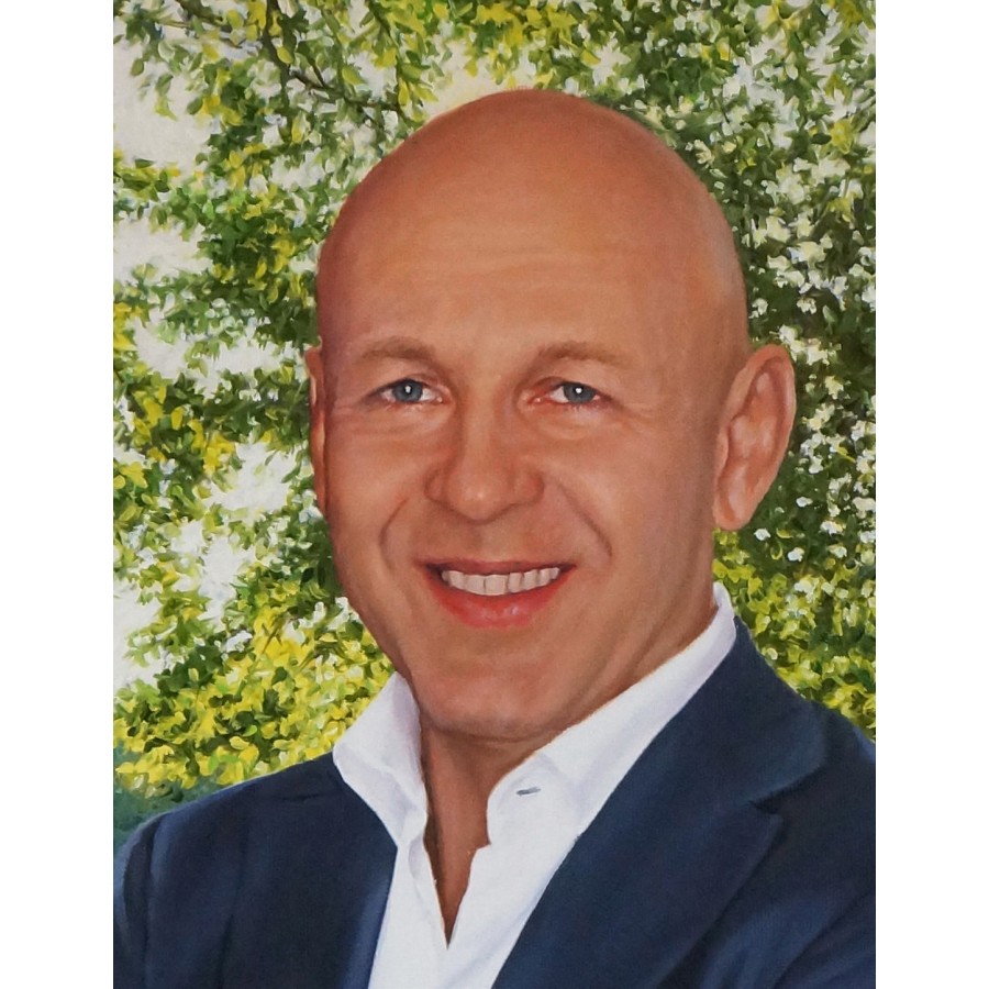 Портрет мужчины маслом на заказ 153